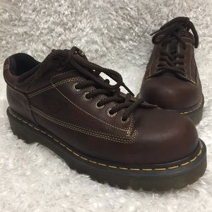 EUC Dr Doc Martens Leather Oxford Low Boots Z98